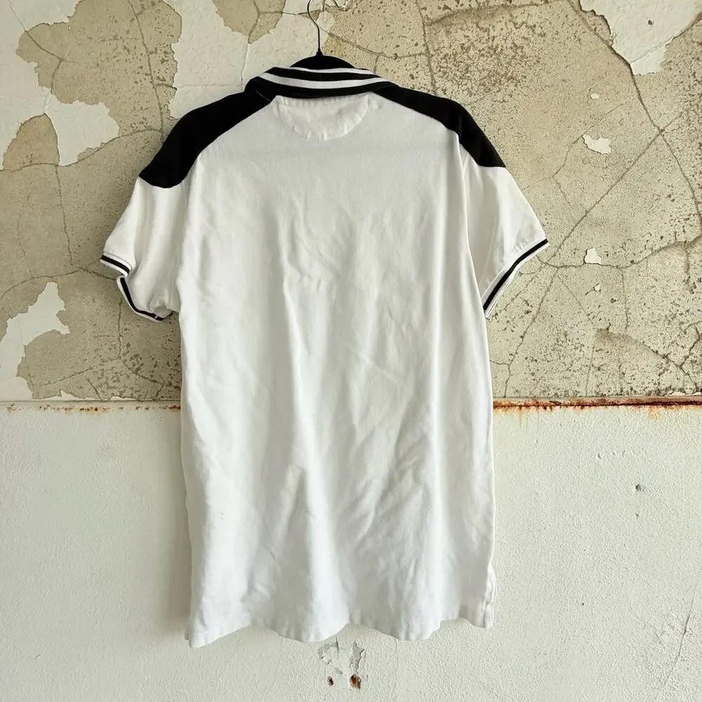 Polo Ralph Lauren Indian Head Chief Patch Polo Shirt Rugby Custom Fit Mens‎ L